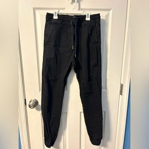Black Charles and a Half black jogger khakis / size small